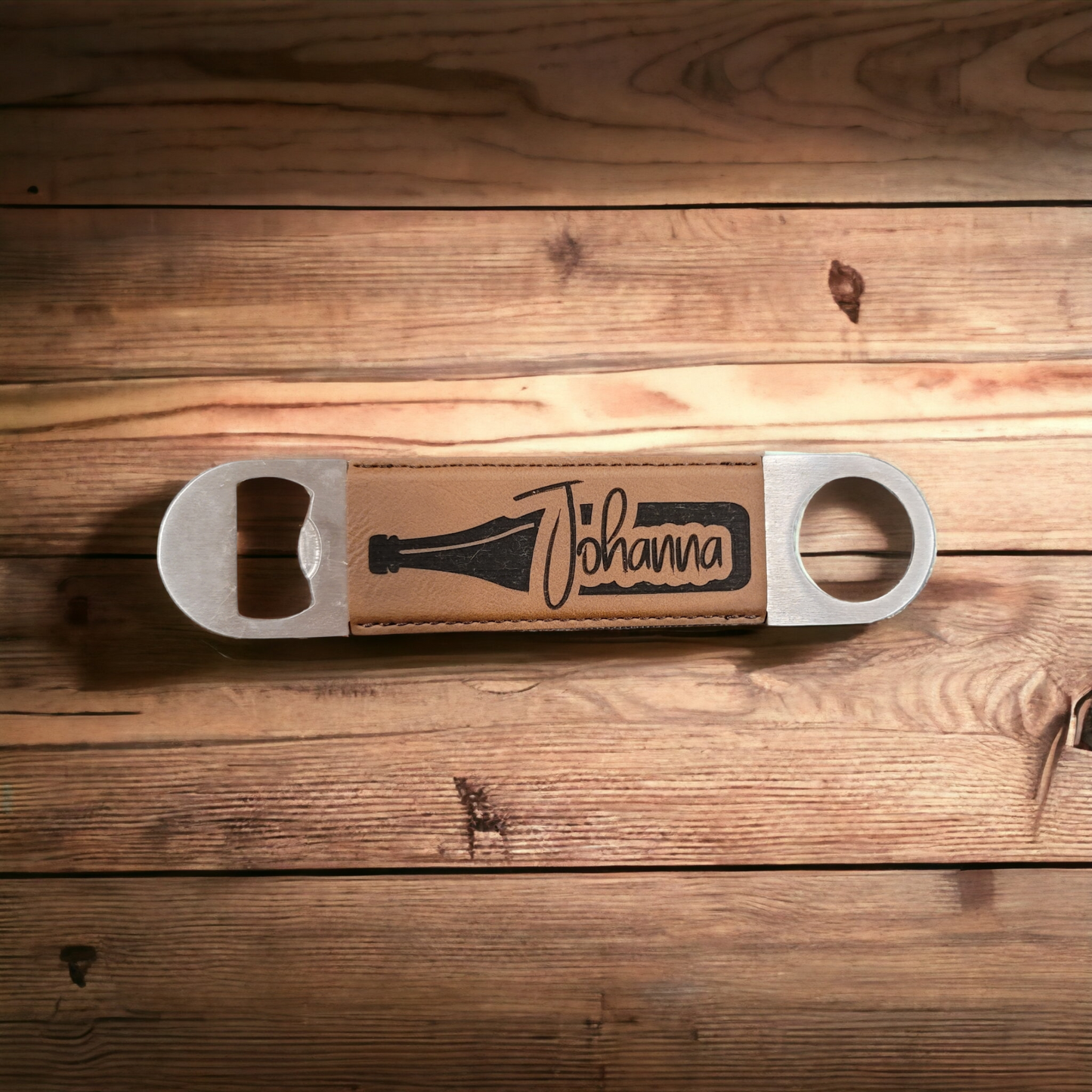 Wooden Engraved Keychain - Rectangle